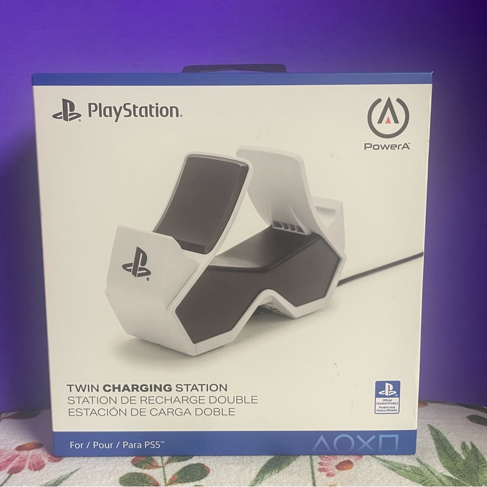 PowerA PlayStation Twin Charging Station - White